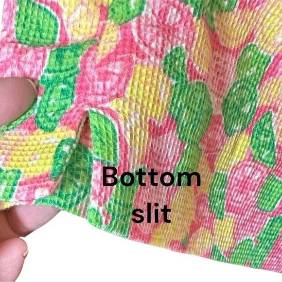 Lilly Pullizer size 6 Late 90,s colorful sheath dress with lemon/lime motif VTG - Picture 5 of 8